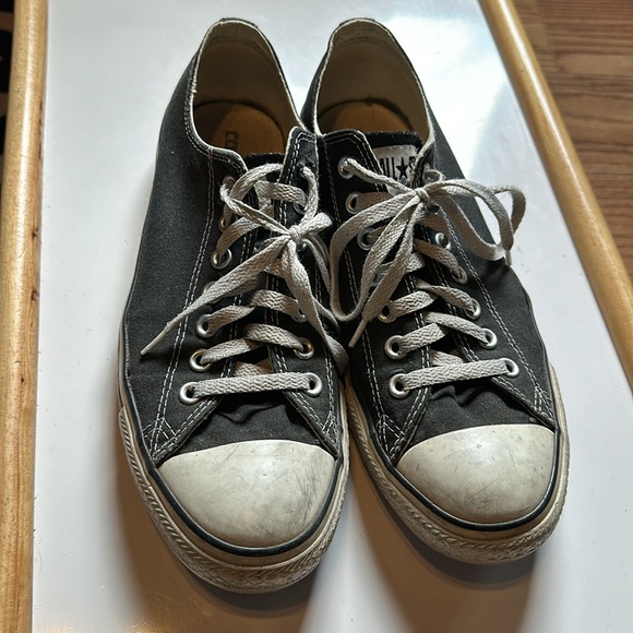 Black Converse All Star Shoes - Picture 1 of 5